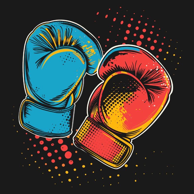 Boxhandschuhe Grafik