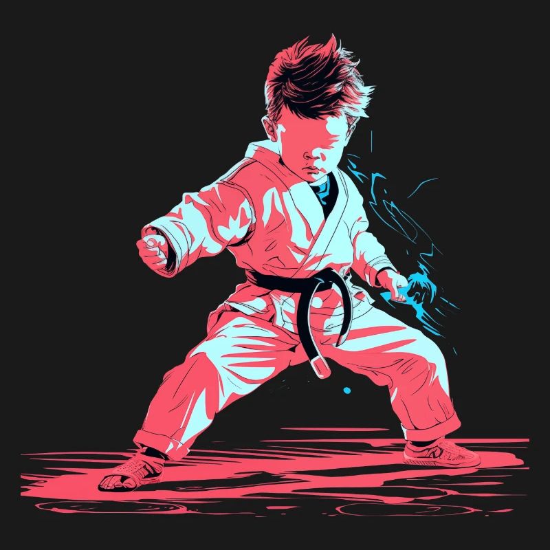 Karaté Garçon Synthwave
