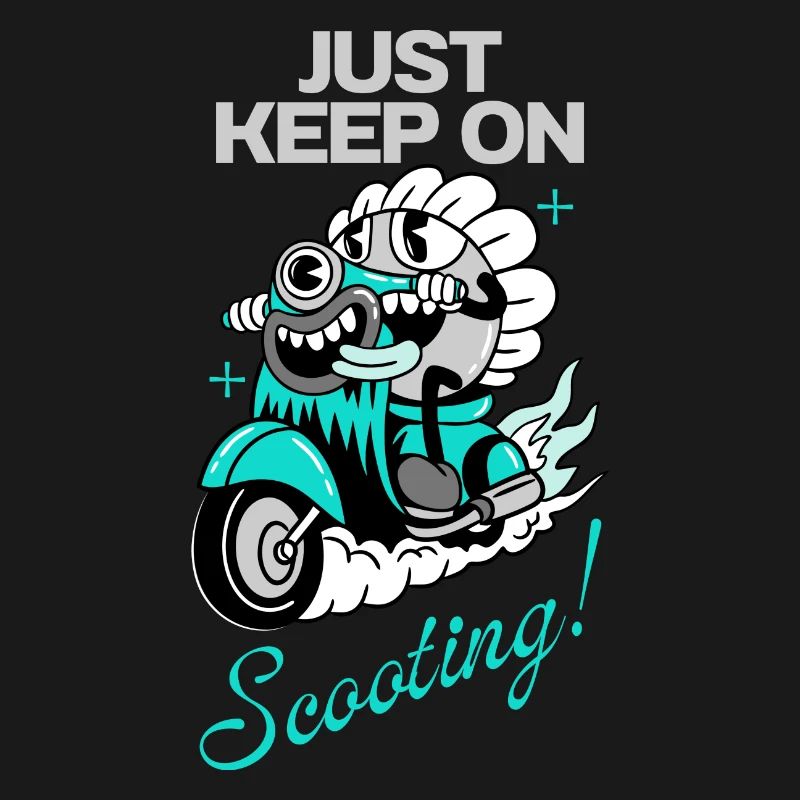 Just Keep On Scooting - Bande dessinée Fun