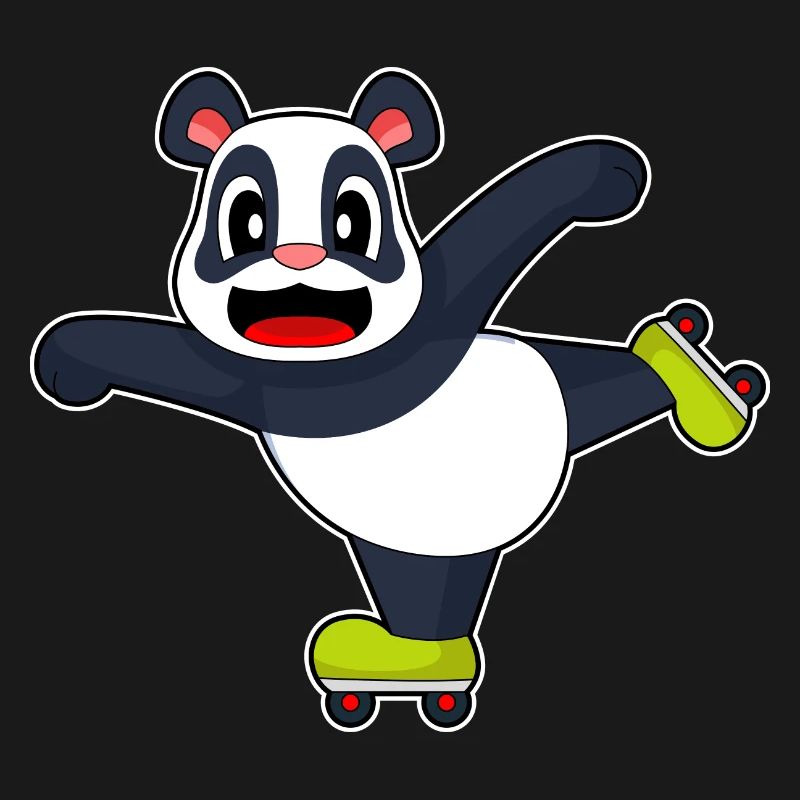 Panda Inline skating Inline skates