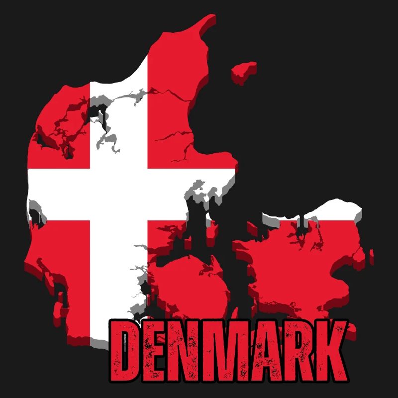 Fierté danoise, drapeau du Danemark
