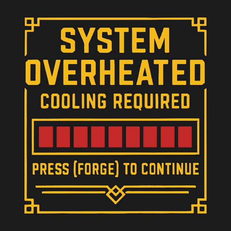 Systemübhitzung – Forge T-Stück