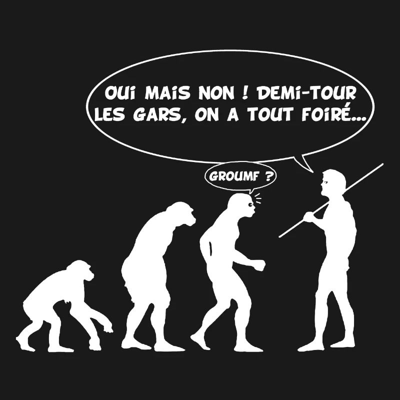 Evolution error (white)