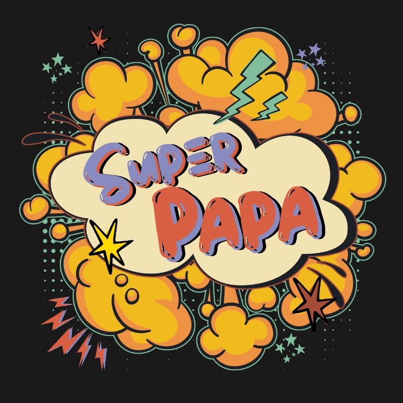 Super papa Comic Explosion