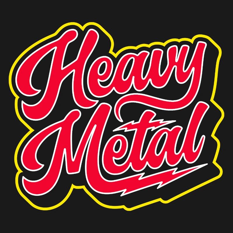 Heavy Metal Bold 3D Script
