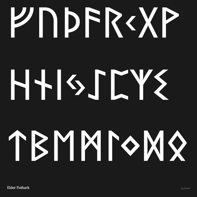 Futhark Elder (blanc)