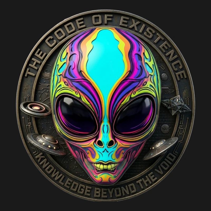 Le Code de l’existence Art de science-fiction extraterrestre