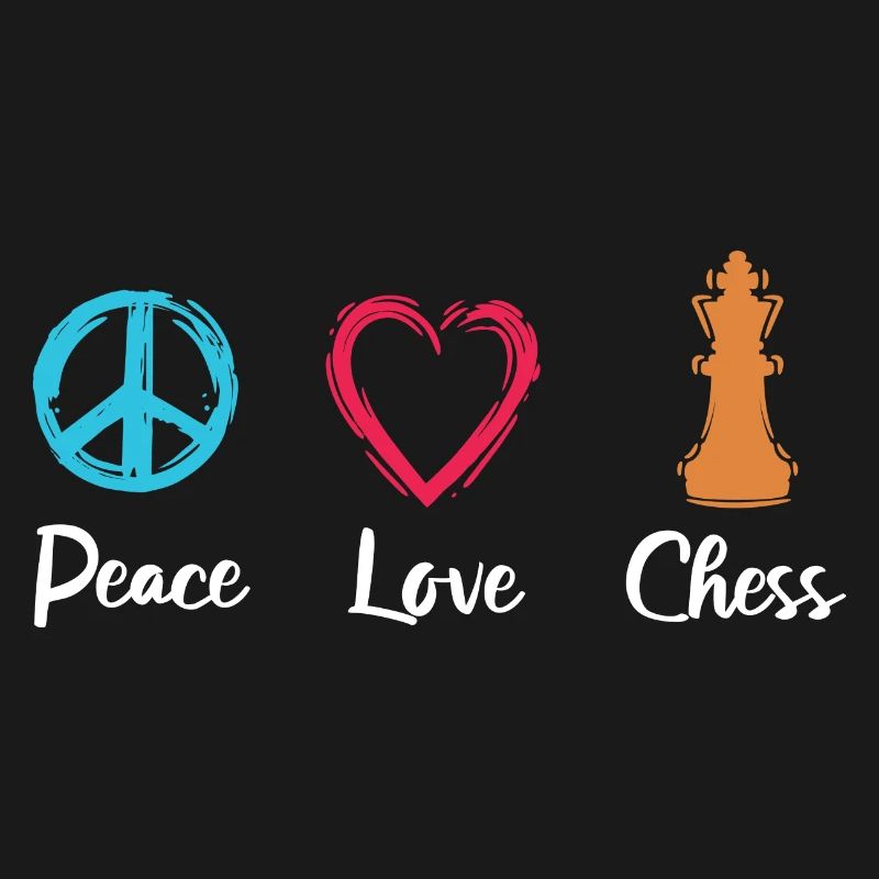 Frieden Liebe Schach