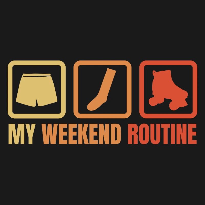 Weekend with roller skates