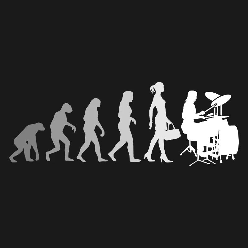Evolution Schlagzeugerin Percussion Drummer