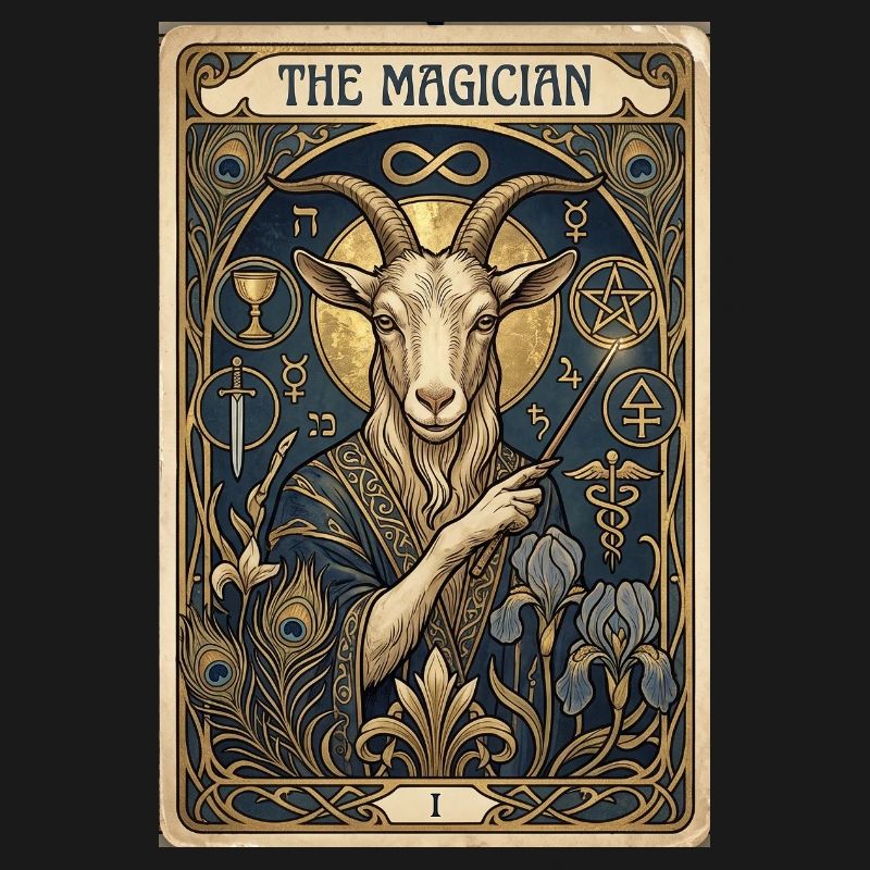 La chèvre, le magicien