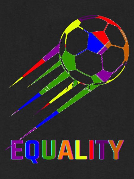 Fußball Regenbogen WM Equality