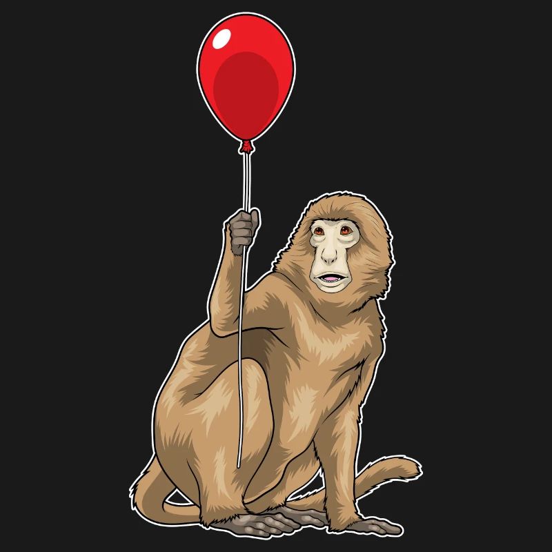 Affe Luftballon