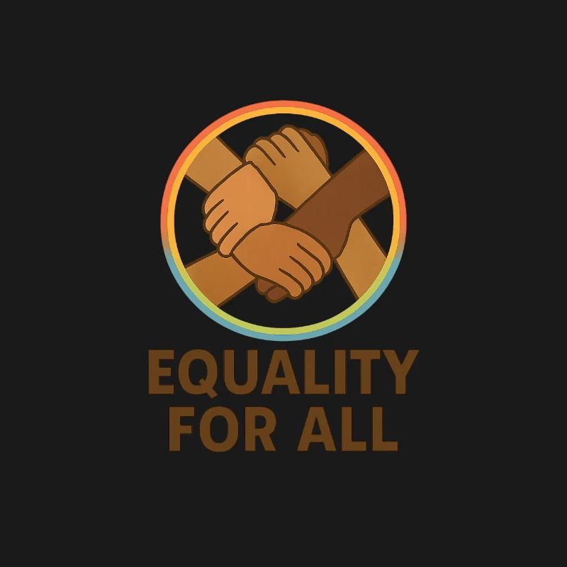 Unity Hands Conception de l’emblème circulaire