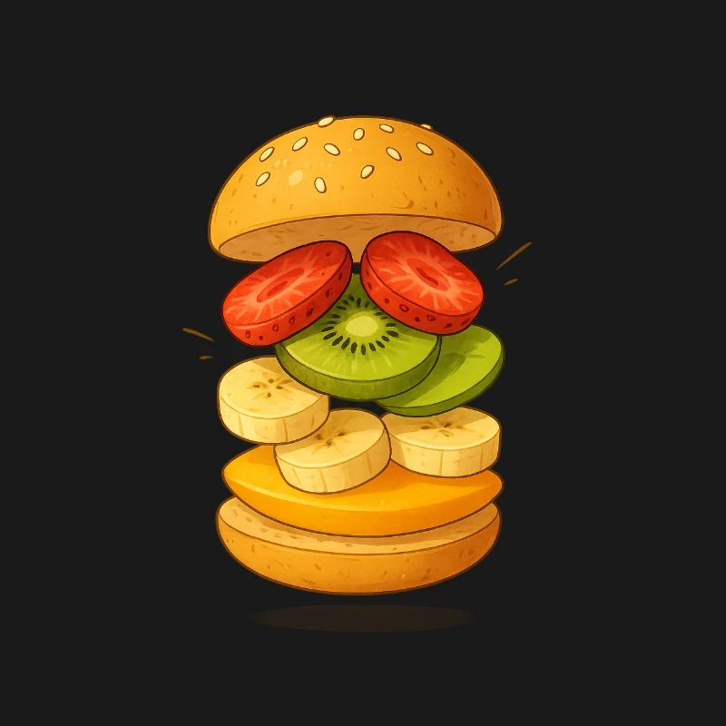 Obst-Burger