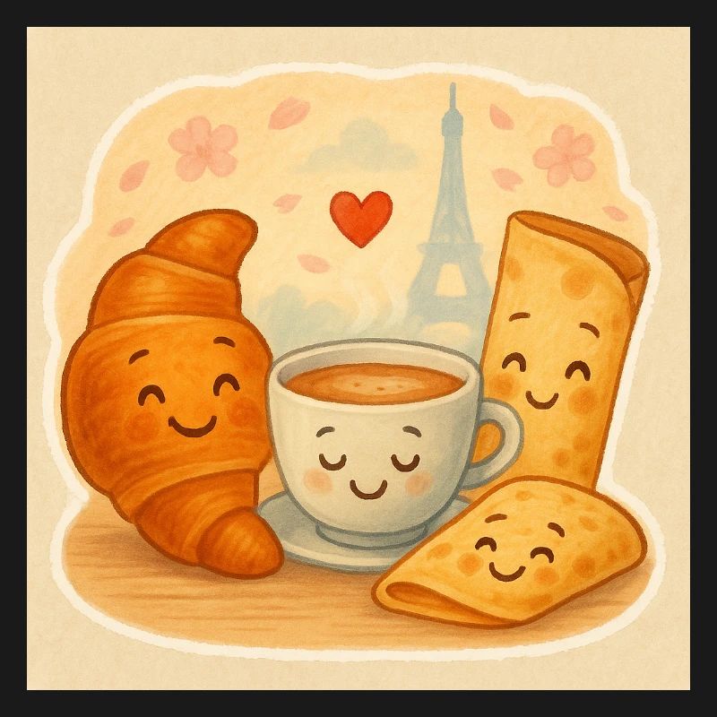 Paris Breakfast Cuddle