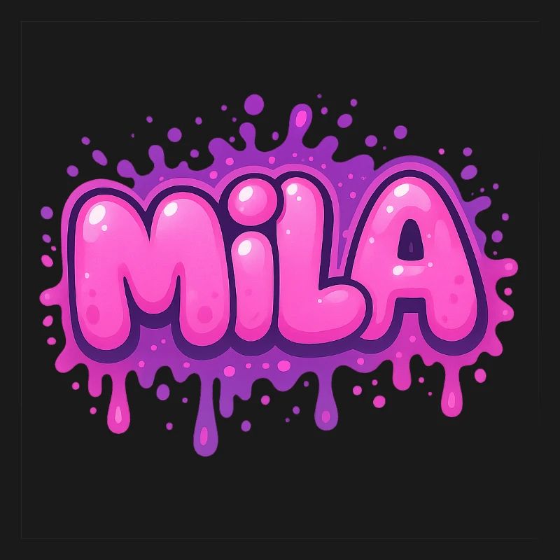 Graffiti MILA Name Gift Ideal Printable On