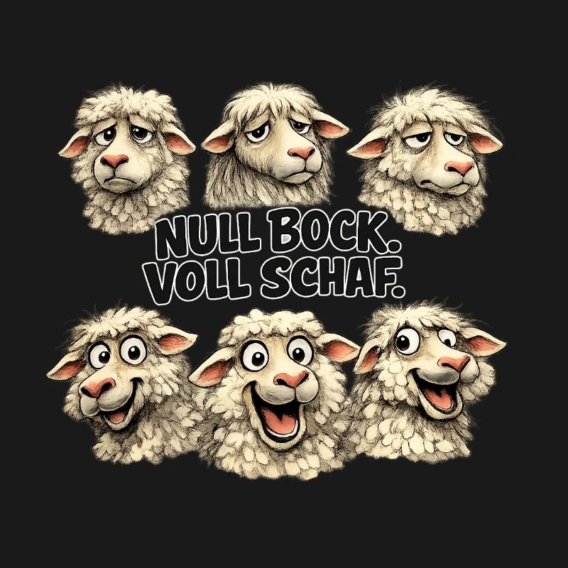 Schaf-Quintett: Null Bock Voll Schaf