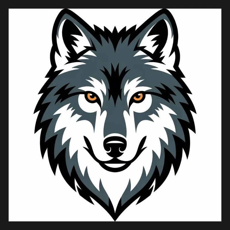 Wolf Graphic Emblem
