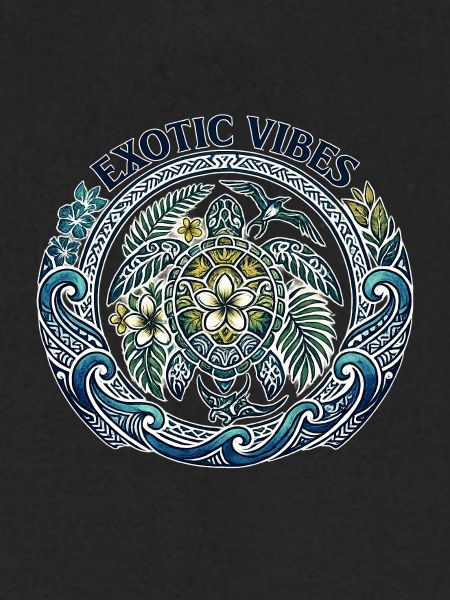 Exotische Vibes 🐢 Sammlung Textil Tatau