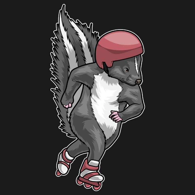 Skunk Inline Skating Roller Skates
