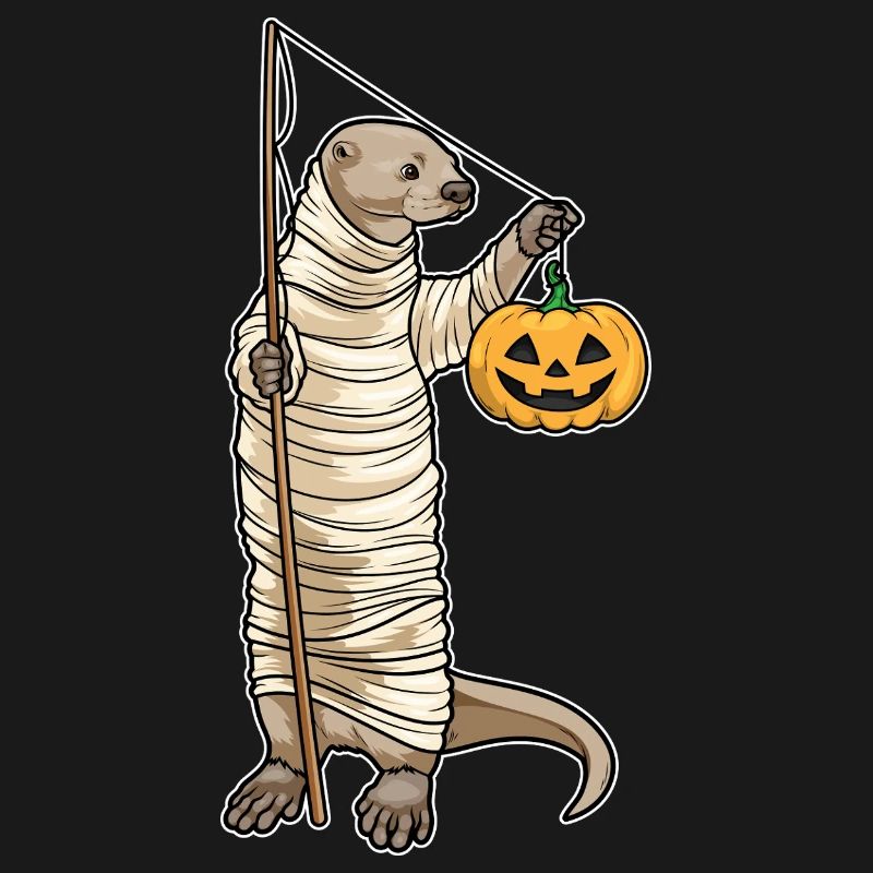 Otter Halloween Angeln