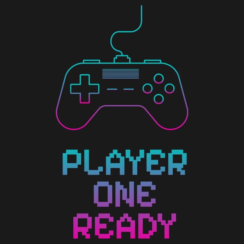 Neon Gaming Controller Design