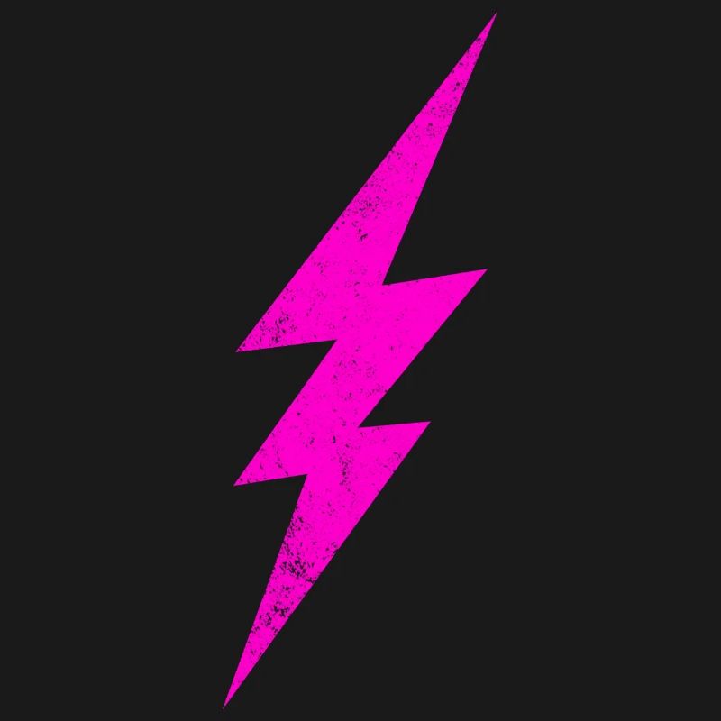 Leuchtender Pinker Blitz
