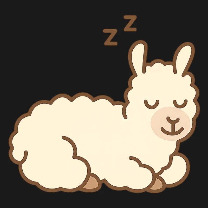 Sleeping Llama