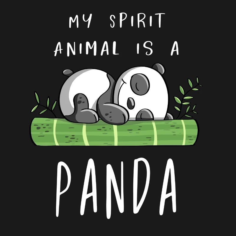 Mon esprit Animal est un panda - Panda Bear - Comic