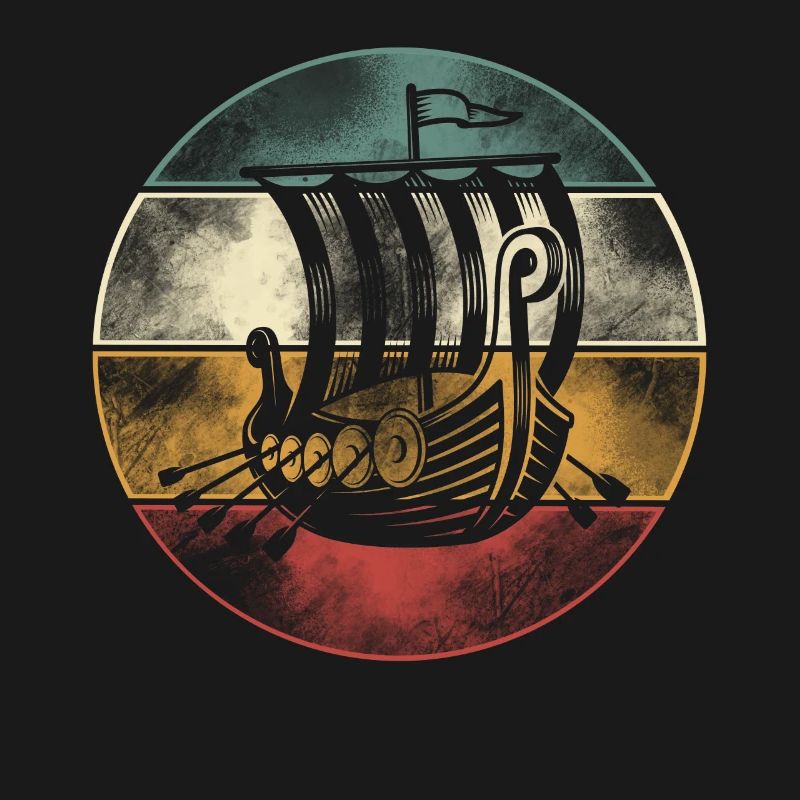 Wikinger Boot, Drachenboot Langschiff