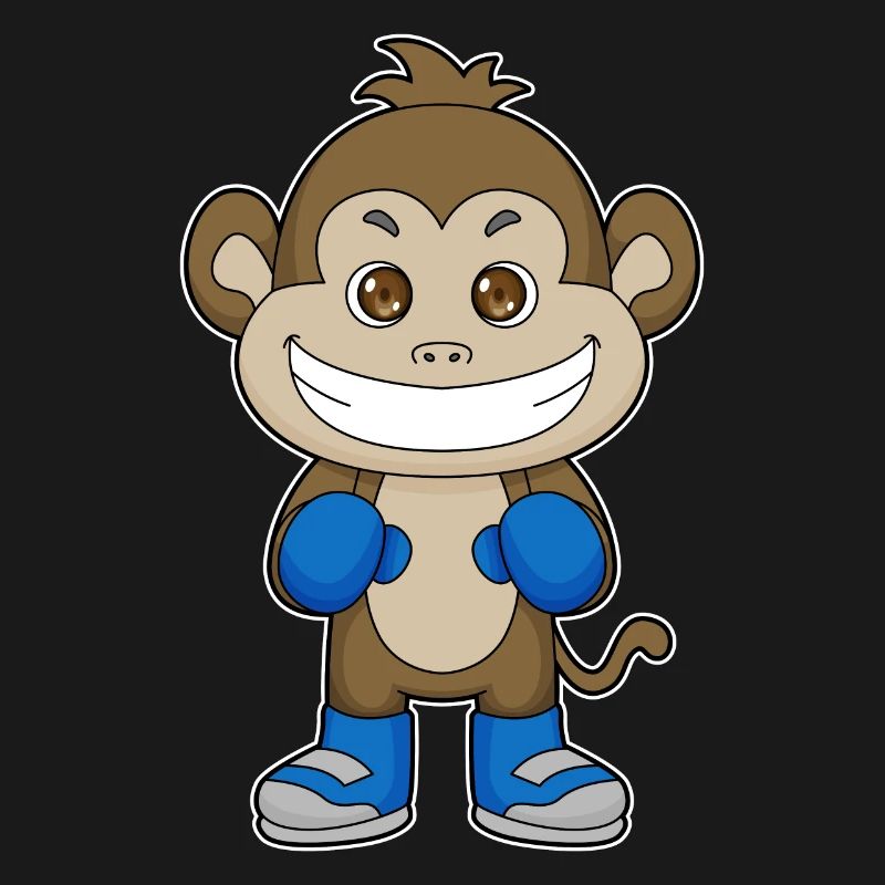 Monkey Boxer Gants de boxe Boxe Boxe