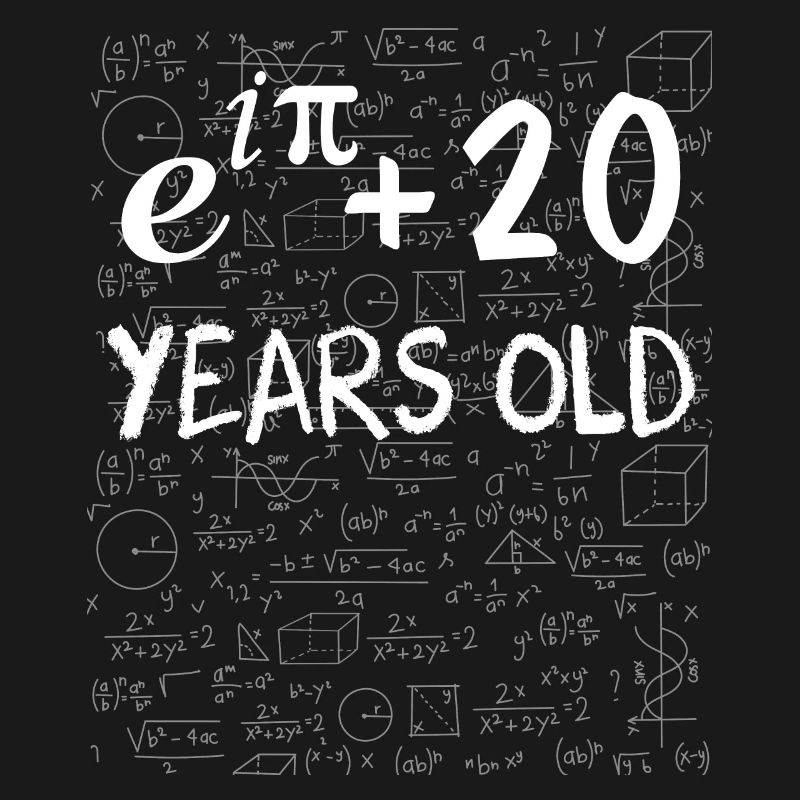 19e anniversaire 19 ans Euler Identité cadeau math