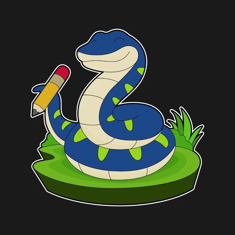 École de crayon Snake Student