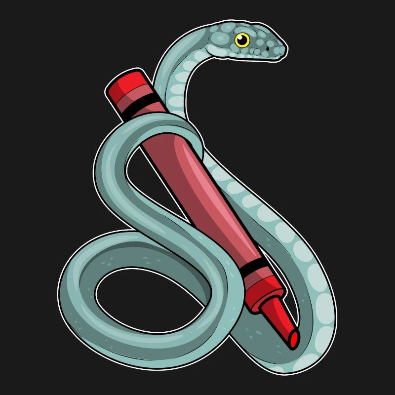 École de crayon Snake Student