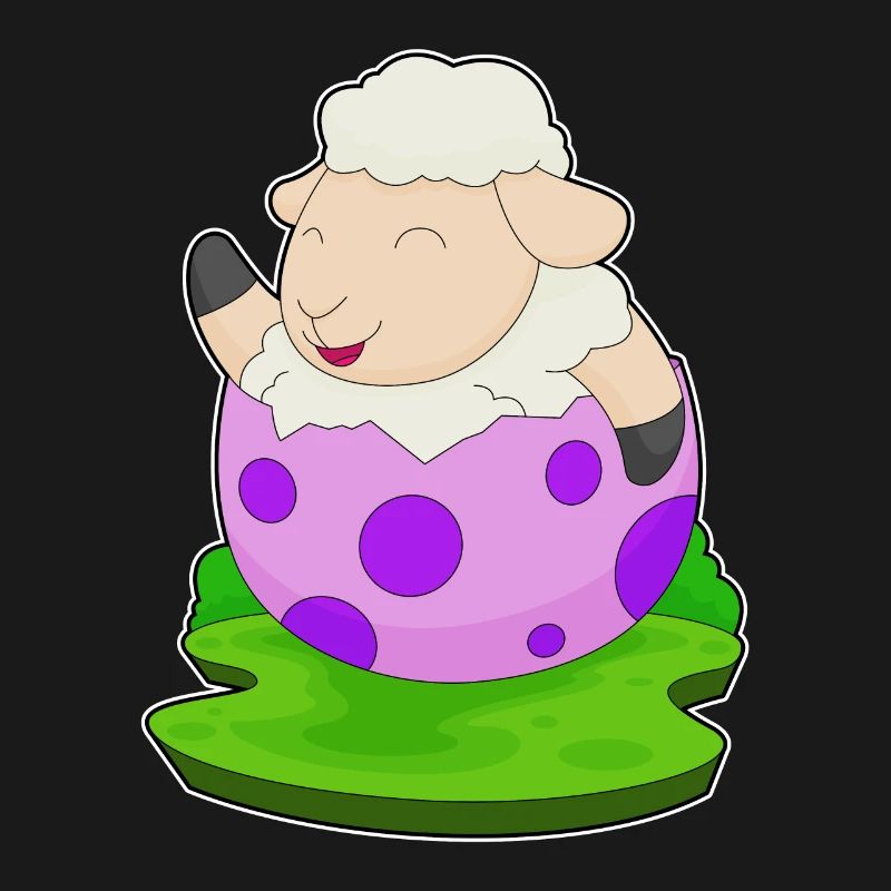Sheep Easter Easter Egg
