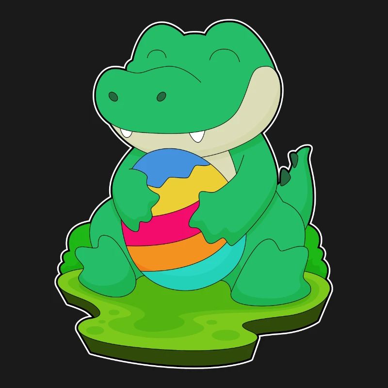 Crocodile Easter Easter Egg