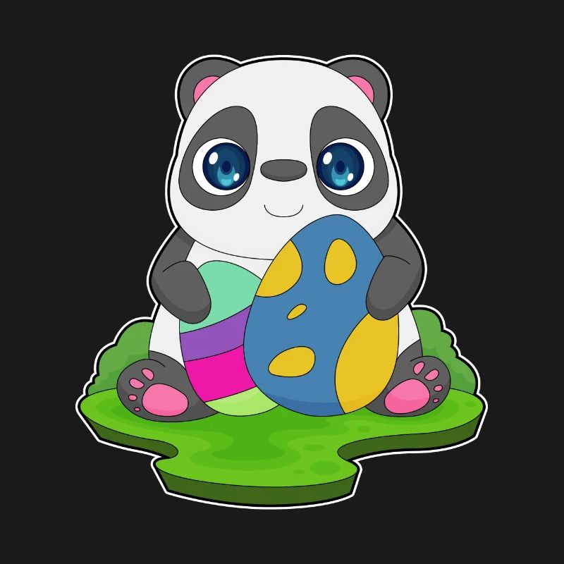 Panda Easter Easter Eggs
