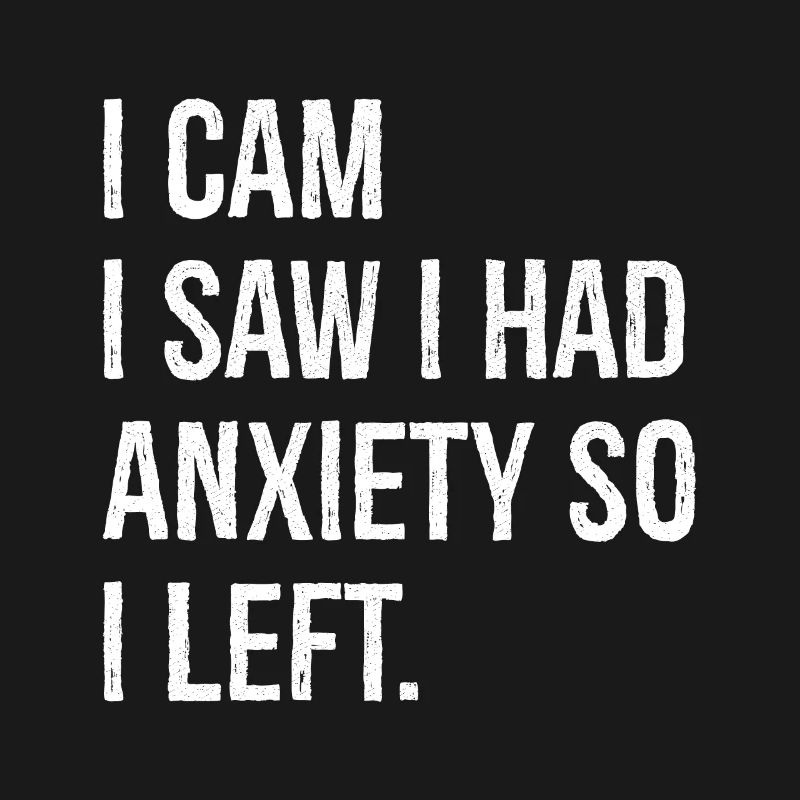 J’ai vu que j’avais de l’anxiété alors je suis parti