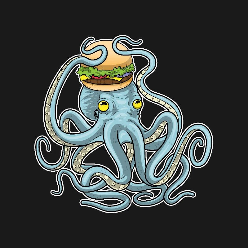 Octopus Cheeseburger