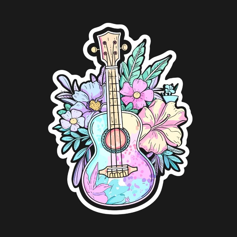 Ukulele Comic Style