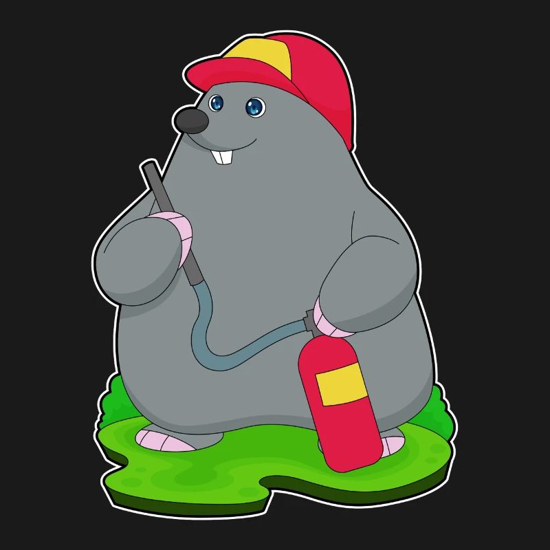 Mole Firefighter Fire Extinguisher