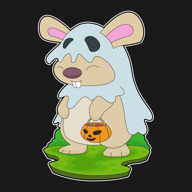 Bunny Halloween Ghost