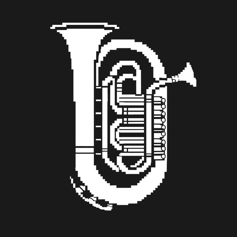 Tuba Pixel Graphics