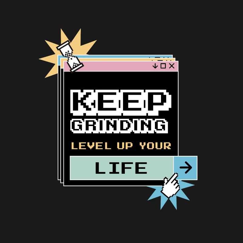 Keep Grinding Motivation Quotidienne Persévérance