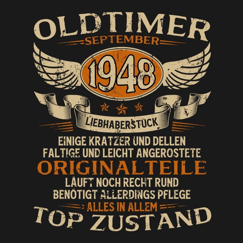 77. Geburtstag Geschenk Oldtimer September 1948