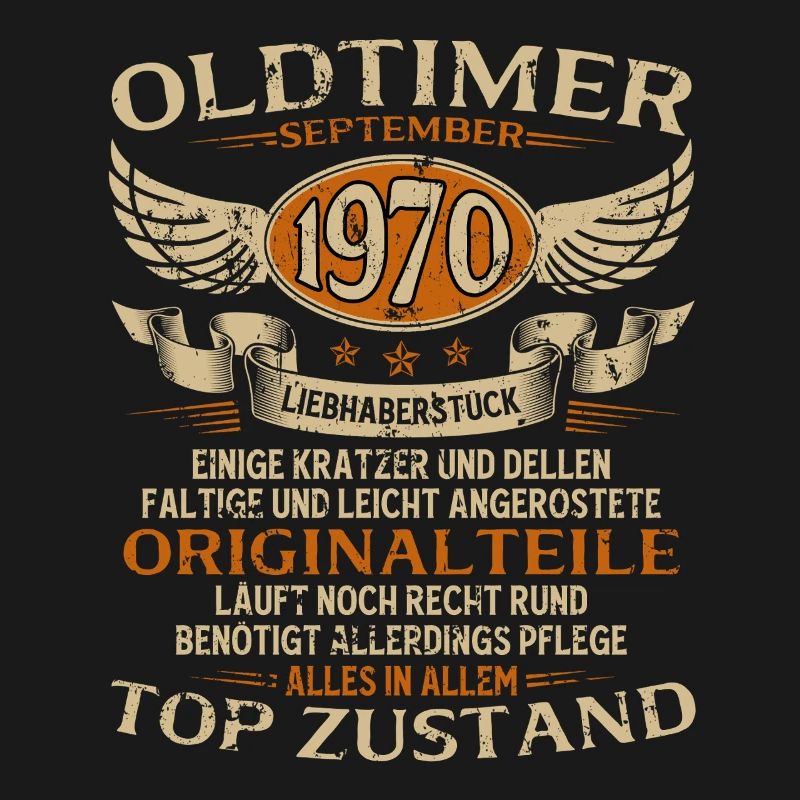 55. Geburtstag Geschenk Oldtimer September 1970