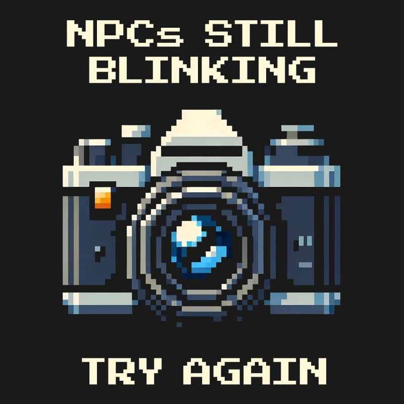NPC is still blinking | Try again, portrait