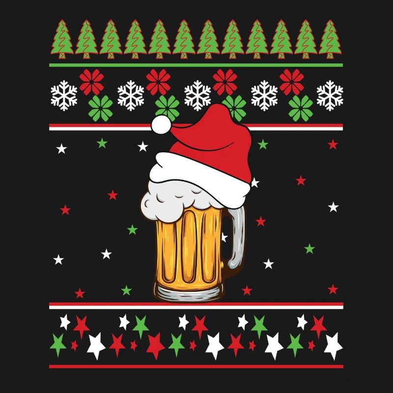 Weihnachten Bier Pullover Hässlich Geschenkidee Lustiger Humor