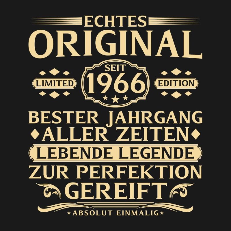 60. Geburtstag Echtes Original seit 1966